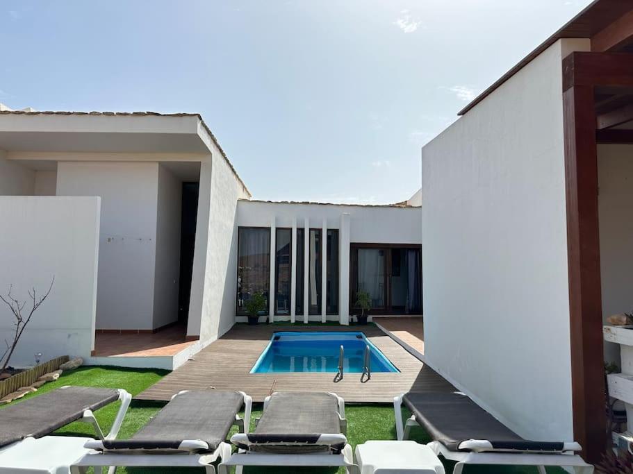 Private Villa With Pool In The Mountains Pájara Esterno foto