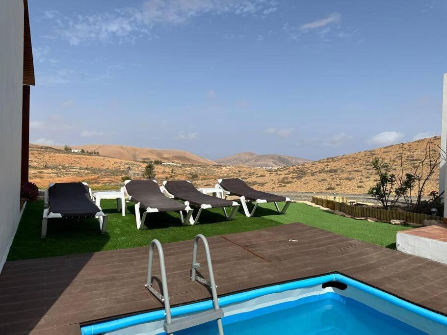 Private Villa With Pool In The Mountains Pájara Esterno foto